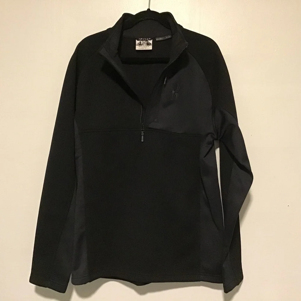 Spyder Men's Black Performance Jacket - Picture 2 of 6